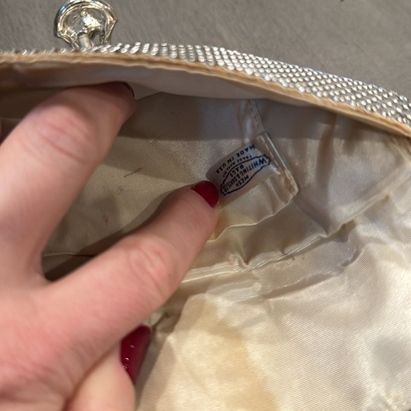 Vintage Silver Mesh Whiting & Davis small bag - Picture 4 of 4